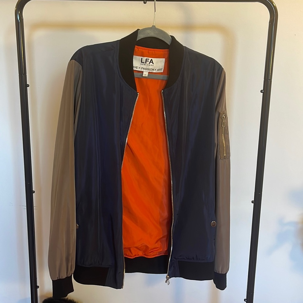 Multi color unisex bomber jacket